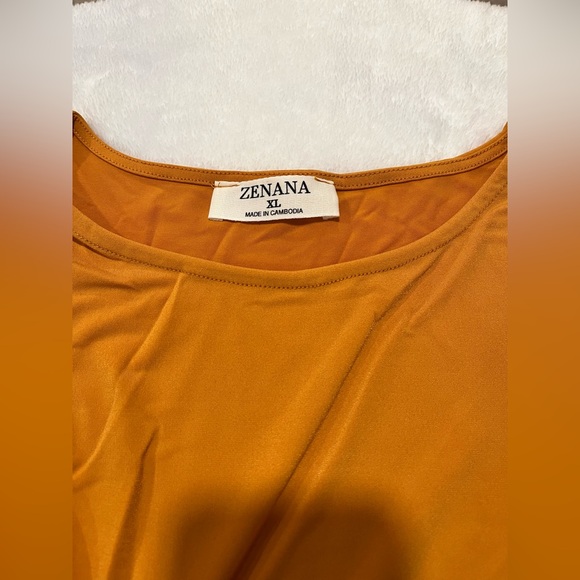 Zenana Yellow/Orange Tank Top - Size XL - Picture 5 of 8